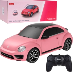 Voiture RC VOLKSWAGEN Beetle 1:24 Rastar rose à changement de couleur UV