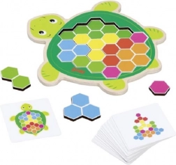Goki Puzzle en bois Tortue