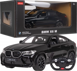 Rastar BMW X6 M 1:14 voiture RC avec télécommande 2,4 GHz – noir