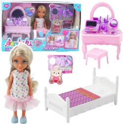 Laleka ANLILY avec lit et coiffeuse