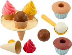 Set de sable Gaufrettes glace Cupcakes Cuillère 16 pièces