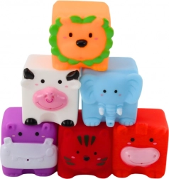 Cubes éducatifs souples pour le bain Animaux