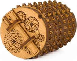 Coffre-puzzle en bois Cryptex – cadenas mécanique à code en bois de bouleau