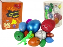 Oeufs de dinosaures qui grandissent – lot de 12 pièces, tailles variées