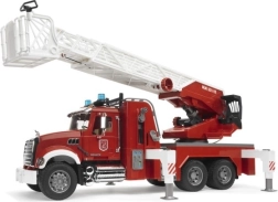 Bruder camion de pompiers MACK Granite avec échelle télescopique et lance 1:16