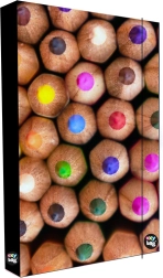 Boîte pour cahiers A5 Crayons de couleur