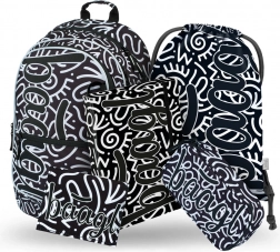 Ensemble scolaire Baagl Core Element : sac à dos, trousse, sac, chemises, portefeuille