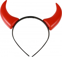 Serre-tête avec cornes de diable pour enfants
