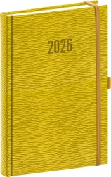Agenda quotidien Rivoli 2026 jaune-vert