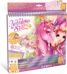 Nebulous Stars carnet de croquis créatif Lilyaz et Viviaz