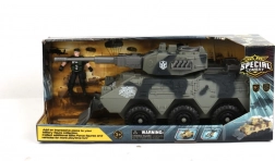 Voiture militaire avec ensemble d'accessoires