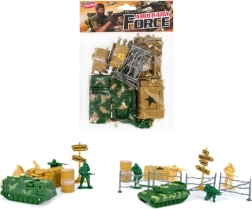 Ensemble militaire avec figurines