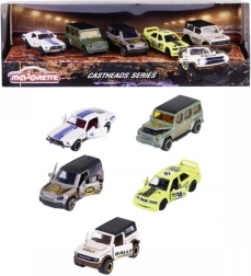 Coffret cadeau de petites voitures en métal CastHeads Series 1:64 (5 pcs)