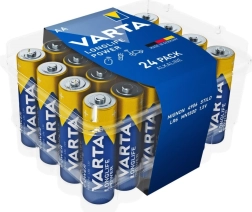 Piles alcalines AA VARTA Longlife Power 24 pcs – coffret premium
