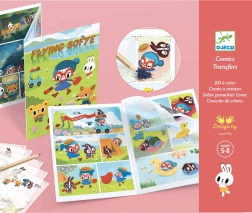 Bande dessinée à compléter Flying Sofye de Djeco