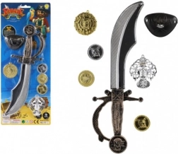 Set pirate avec épée et accessoires (plastique, 17 × 41 cm)