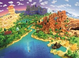 Puzzle Minecraft 500 pièces de Ravensburger