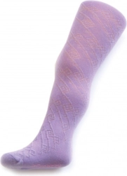 Collants jacquard pour enfants New Baby violets 116–122