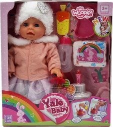 poupée interactive petite Zosia fête son anniversaire 35 cm + accessoires WOOPIE ROYAL