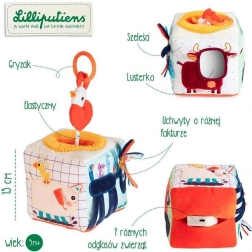 Lilliputiens cube d’activité sonore Ferme 9 m+