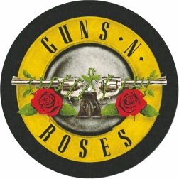 Tapis pour tourne-disque avec motif Guns and Roses
