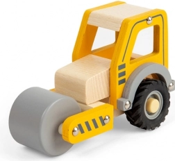 Rouleau compacteur en bois pour enfants