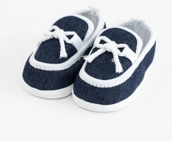 Mocassins bébé – chaussons New Baby bleu foncé 0–3 mois