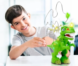 Jeu Dino – labyrinthe électronique avec crochet