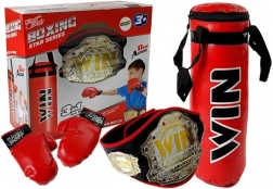 Kit de boxe avec ceinture de champions pour enfants