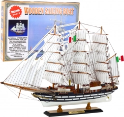 Modèle décoratif Voilier Amerigo Vespucci 64x46 cm