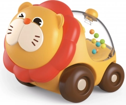 hochet lion à roulettes