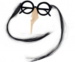 Lunettes de sorcière avec nez