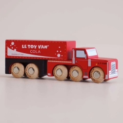 Petite voiture en bois Toby – camion de livraison rouge Le Toy Van