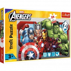 Puzzle 24 Maxi – MARVEL The Avengers – Les Justiciers