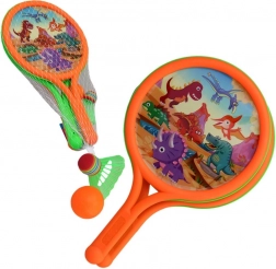 Raquettes avec balle et panier pour jeux en plein air