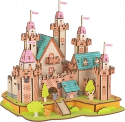 Puzzle 3D en bois - Château au paradis