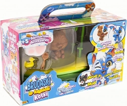 Chaton de bain Łatek – set interactif avec baignoire et accessoires Epee