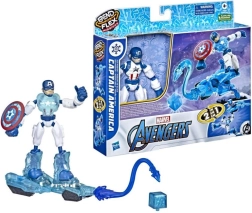 Avengers Bend and Flex figurines d’action avec véhicule transformable 15 cm