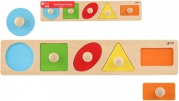 Puzzle encastrable en bois pour enfants - Formes Géométriques