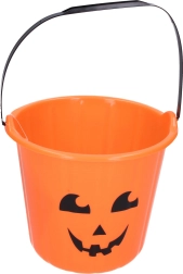 Seau en forme de citrouille 18 × 16 cm