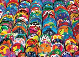 Puzzle Assiettes mexicaines 1000 pièces EUROGRAPHICS