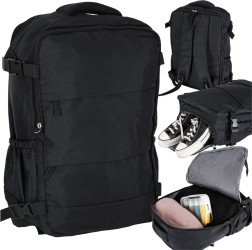 Sac à dos de voyage 45 × 30 cm noir