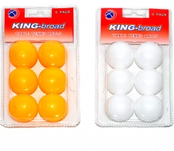 Balles de tennis de table – lot de 6 pièces