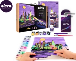 Okto peinture en pâte Skyline New York 30 × 40 cm