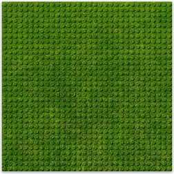 BRIXIES Plus plaque de construction design herbe 25,5 x 25,5 cm