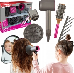 set de coiffure pour enfants CASDON dyson supersonic avec sèche-cheveux et accessoires