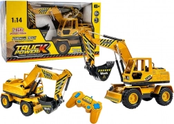 Pelle hydraulique RC à chenilles avec lame 1:14