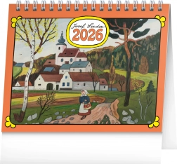 Calendrier de table 2026 avec illustrations de Josef Lada