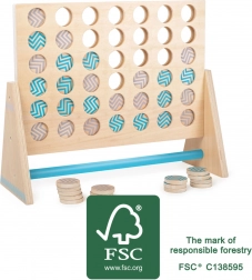 Jeu en bois Puissance 4 XXL