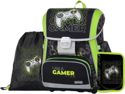 Set scolaire Premium Gamer – cartable, sac et trousse